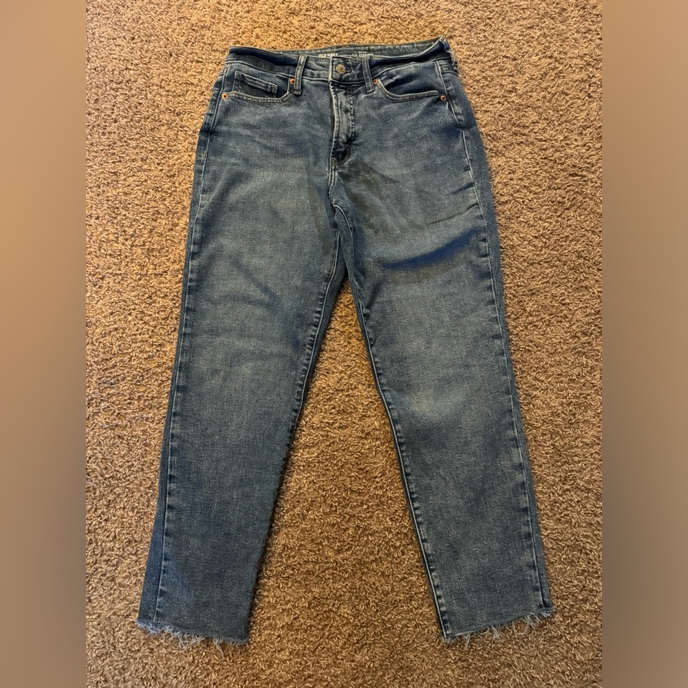 Old Navy O.G. Straight high rise size 8